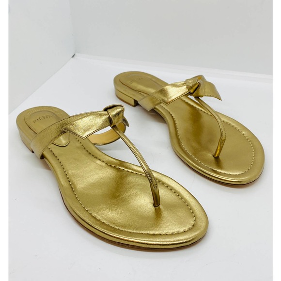 Alexandre Birman Shoes - New ALEXANDRE BIRMAN Metallic Toe Strap Sandals 39.5 (US 9.5)